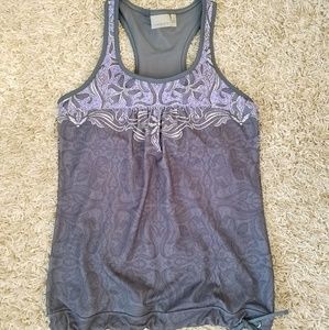 Athleta Small Workout tank Grey Purple